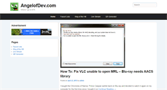 Desktop Screenshot of angelofdev.com